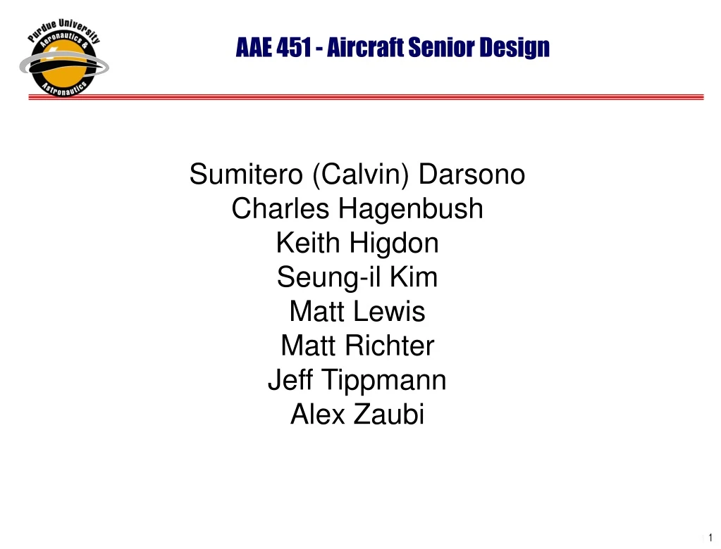 aae 451 aircraft senior design