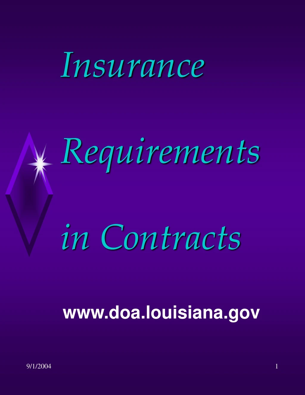 insurance requirements in contracts