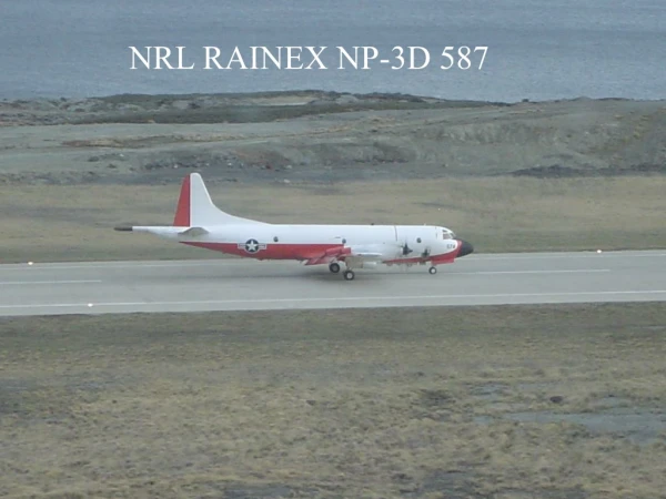 NRL RAINEX NP-3D 587