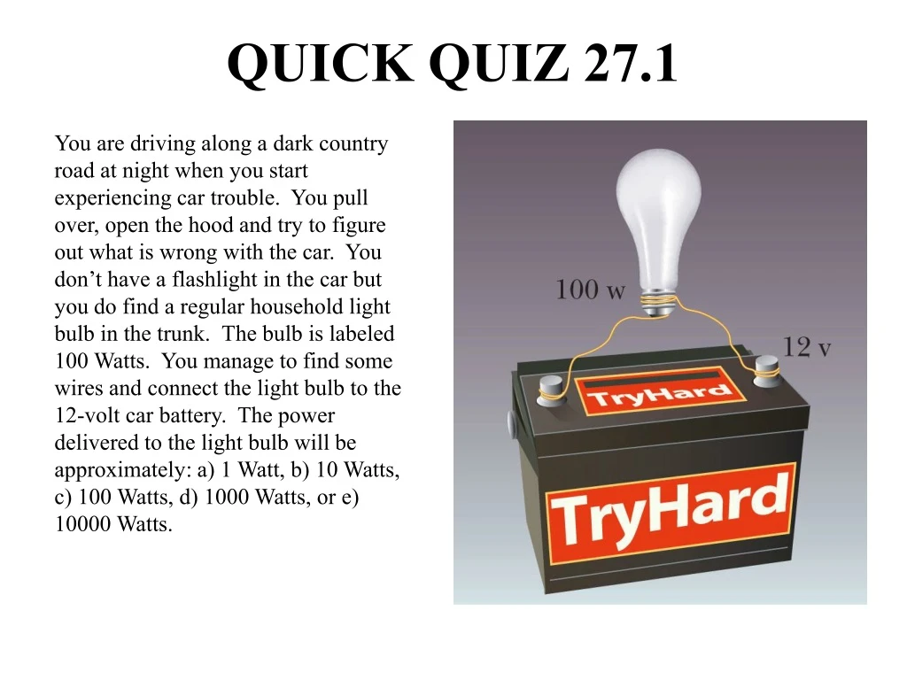 quick quiz 27 1