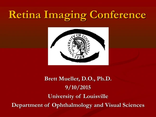 Retina Imaging Conference