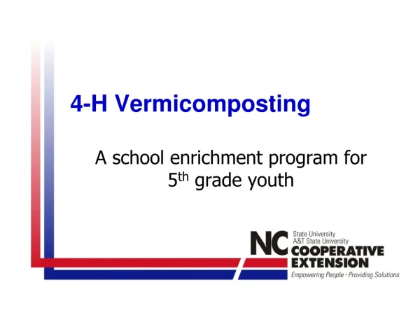 4-H Vermicomposting