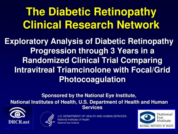 The Diabetic Retinopathy Clinical Research Network