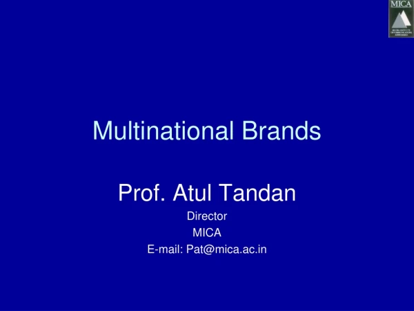 Multinational Brands