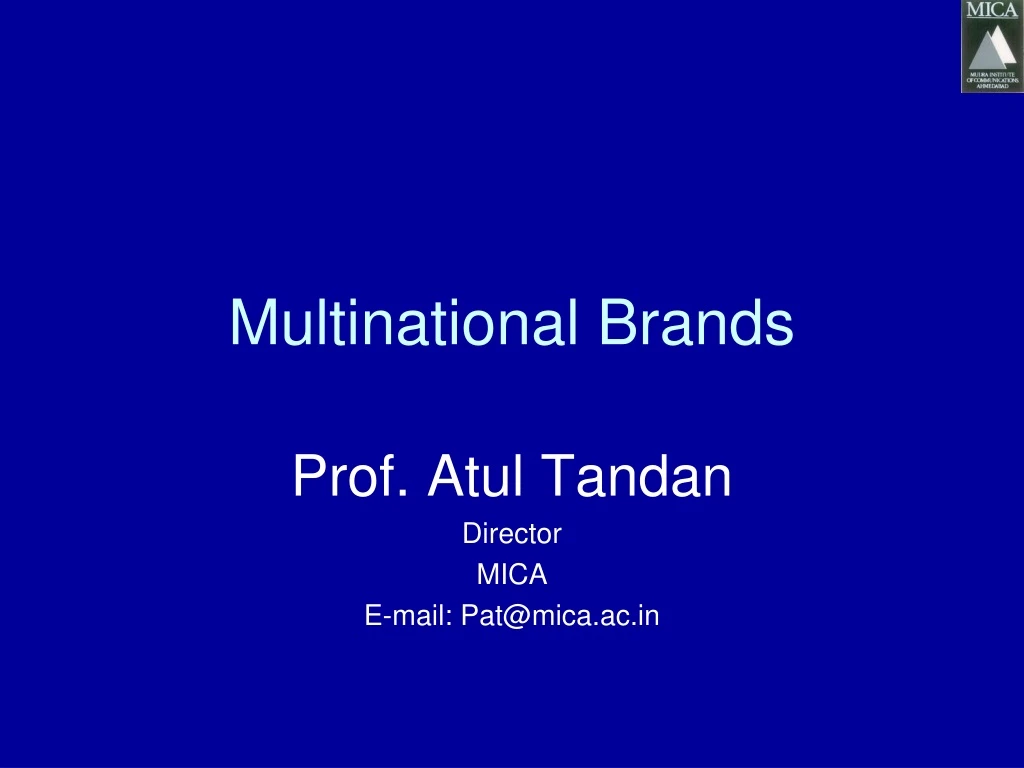multinational brands