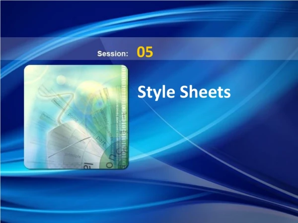 Style Sheets