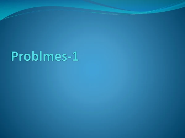 Problmes-1