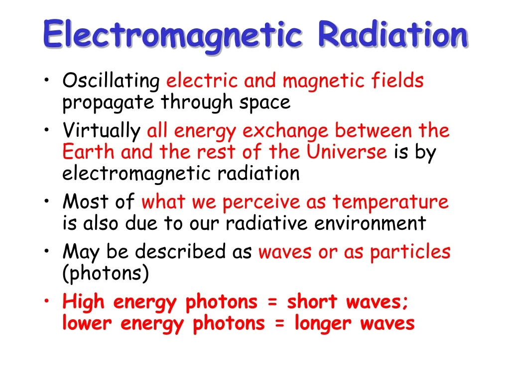 electromagnetic radiation