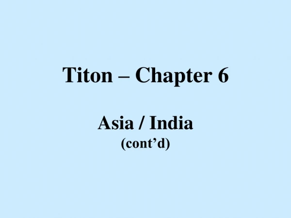 Titon – Chapter 6