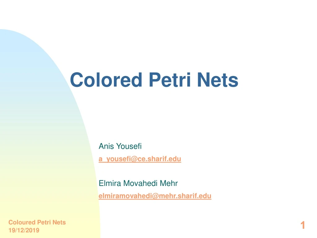 colored petri nets