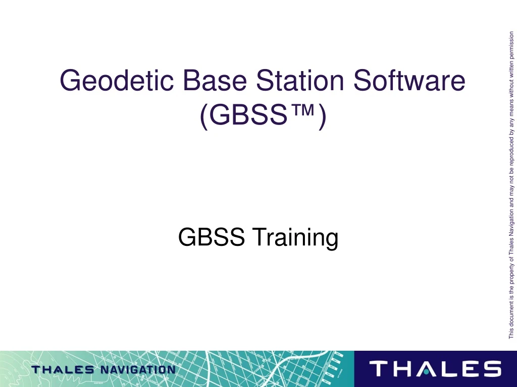 geodetic base station software gbss