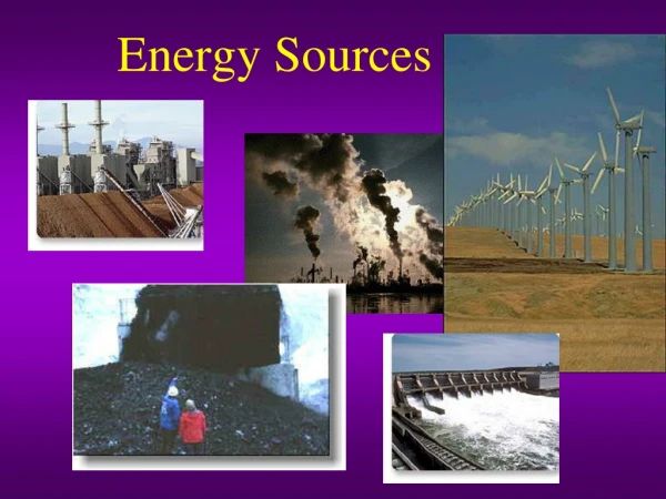 Energy Sources