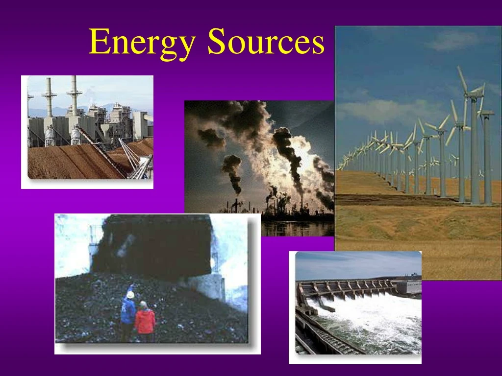 energy sources