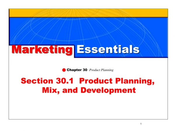 Marketing  Essentials