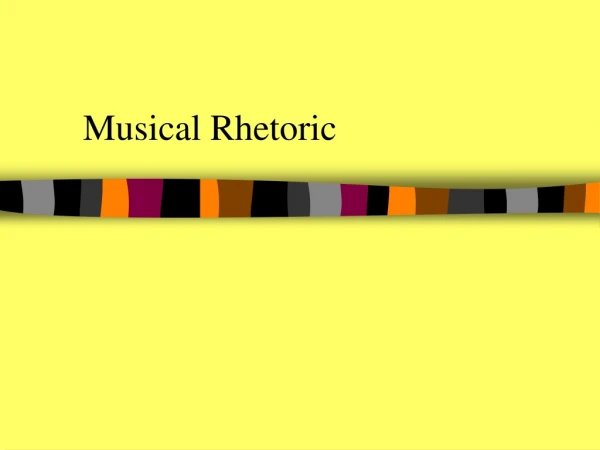 Musical Rhetoric