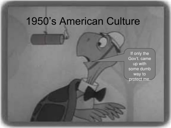 1950’s American Culture