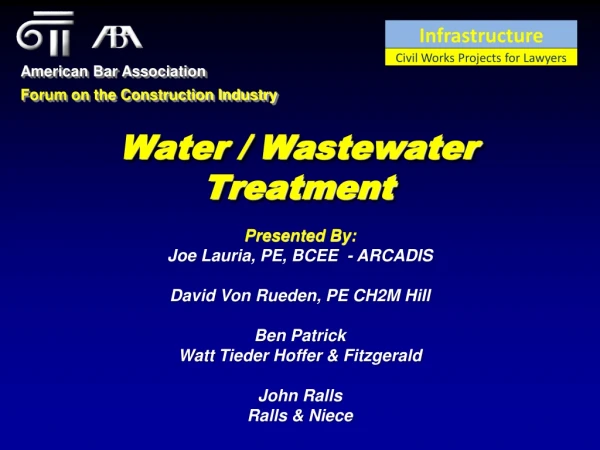 Water / Wastewater Treatment