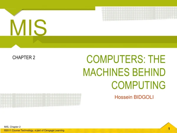 COMPUTERS: THE MACHINES BEHIND COMPUTING