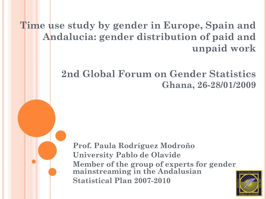 time use study by gender in europe spain