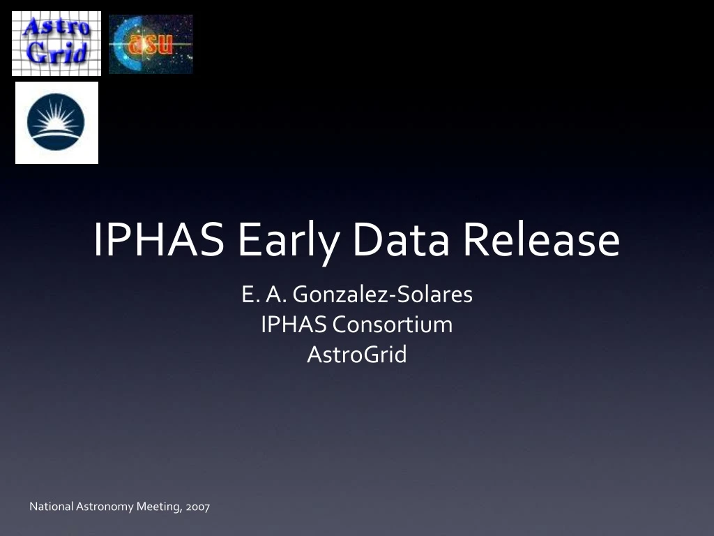 iphas early data release