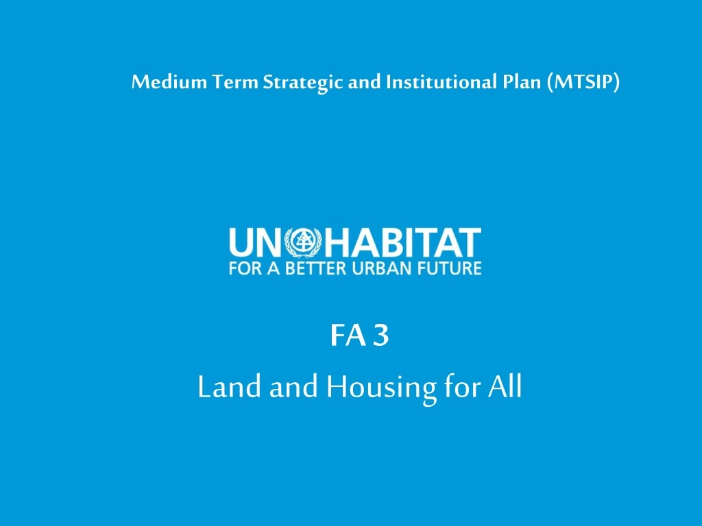 medium term strategic and institutional plan mtsip
