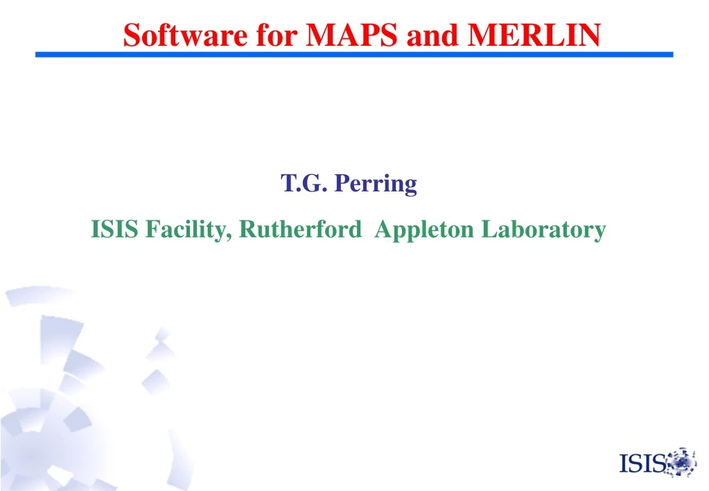 software for maps and merlin