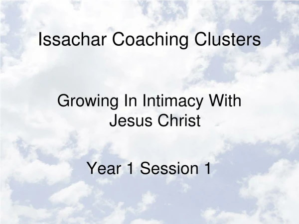 Issachar Coaching Clusters
