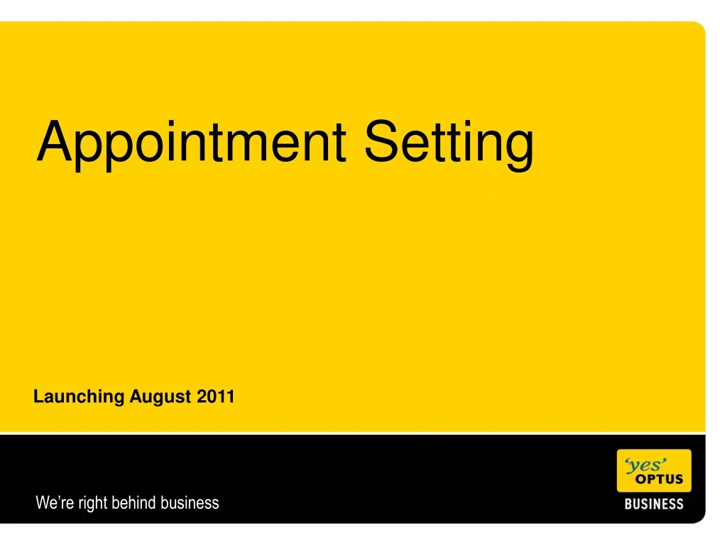 appointment setting