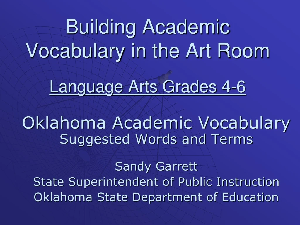 building academic vocabulary in the art room language arts grades 4 6