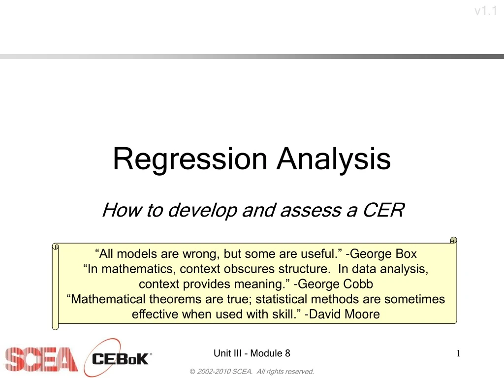 regression analysis