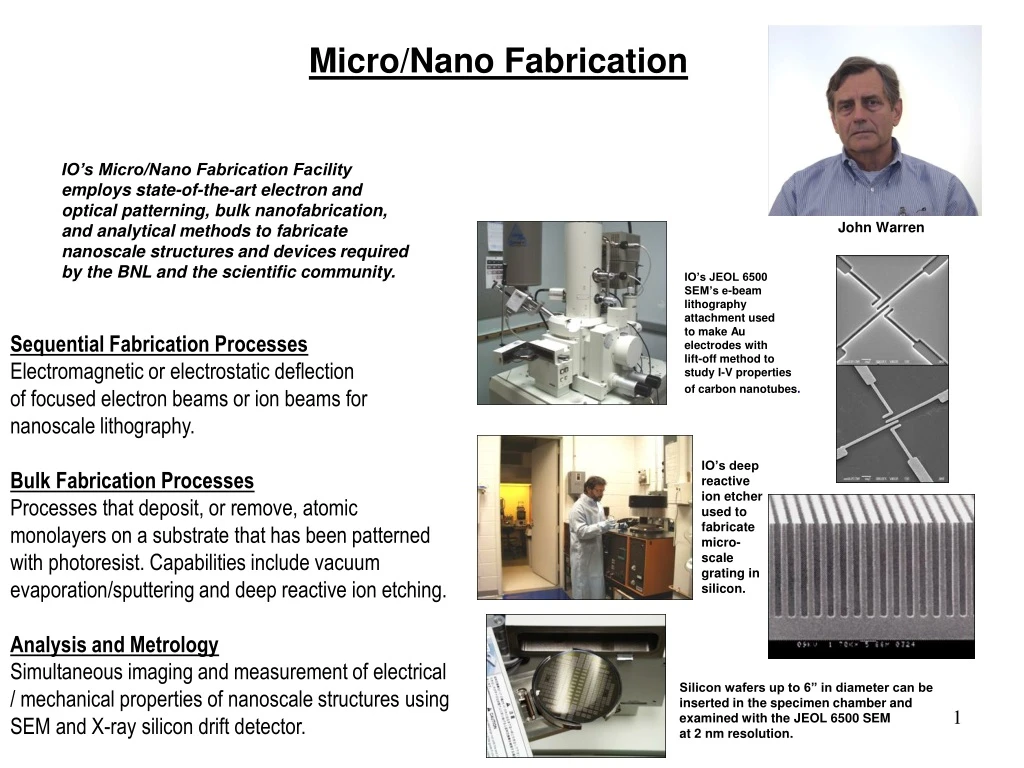 micro nano fabrication