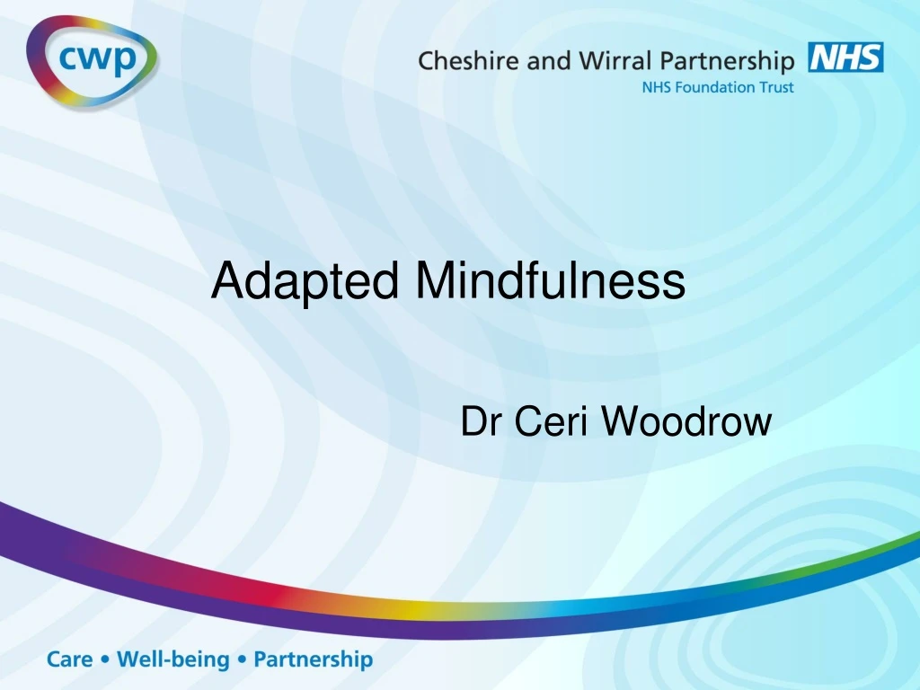 adapted mindfulness