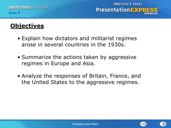 Explain how dictators and militarist regimes arose in several countries in the 1930s.