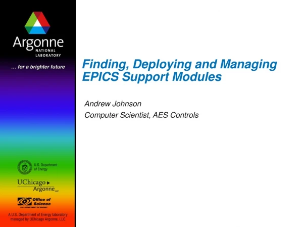Finding, Deploying and Managing EPICS Support Modules