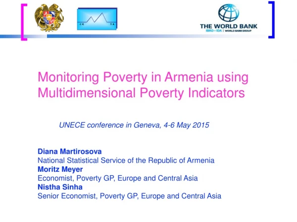 Monitoring Poverty in Armenia using Multidimensional Poverty Indicators