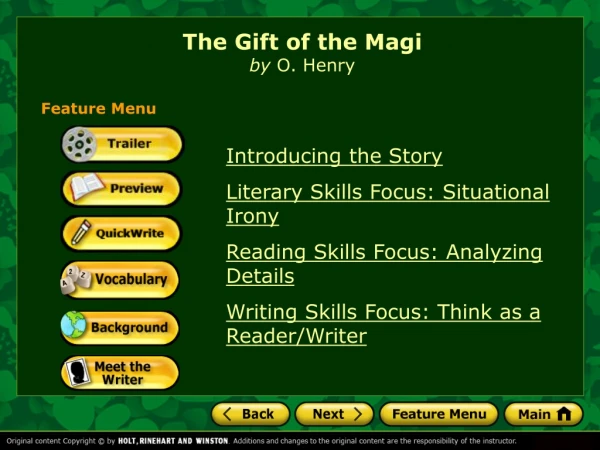 The Gift of the Magi  by  O. Henry