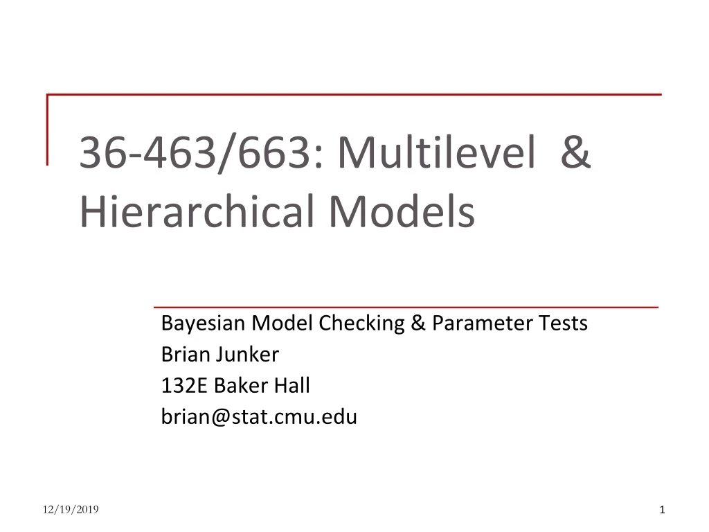 36 463 663 multilevel hierarchical models