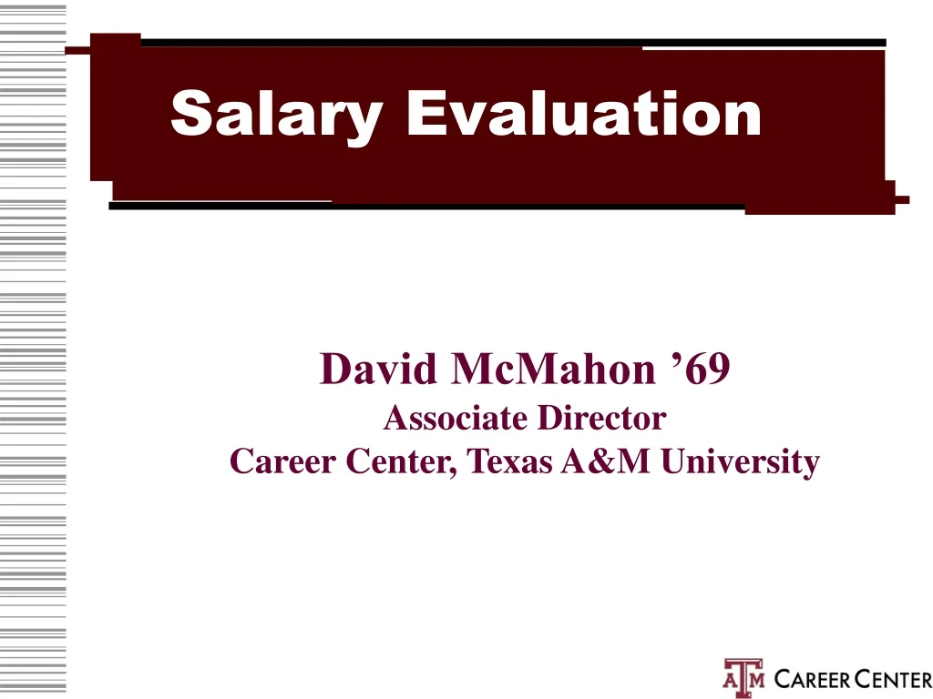 salary evaluation