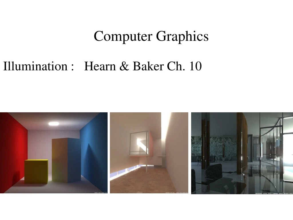 computer graphics