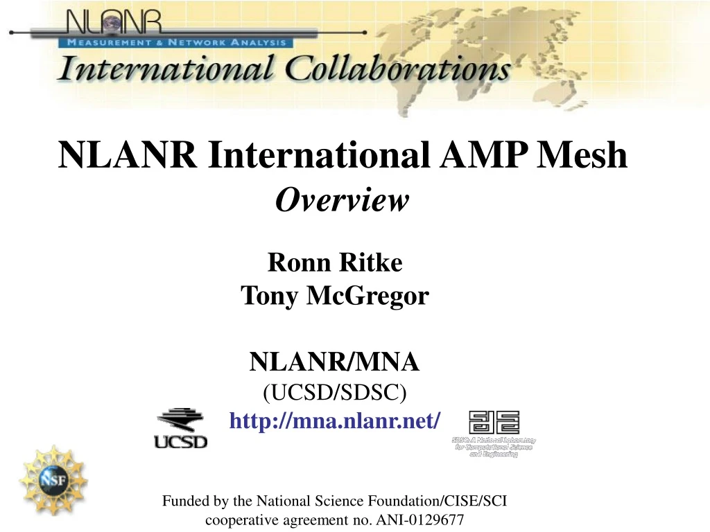 nlanr international amp mesh overview