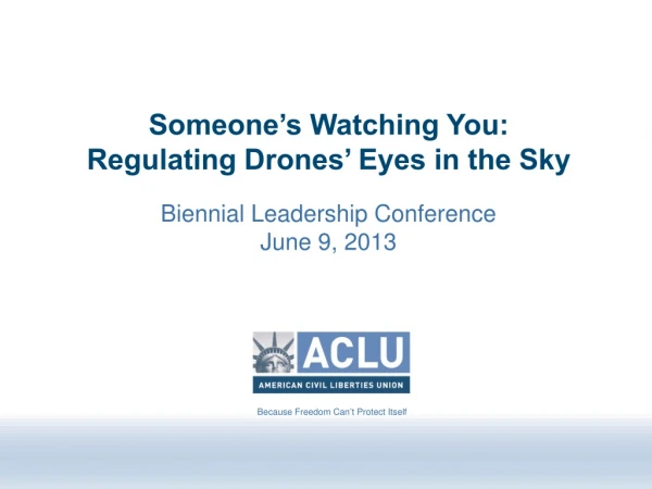 Someone’s Watching You:  Regulating Drones’ Eyes in the Sky