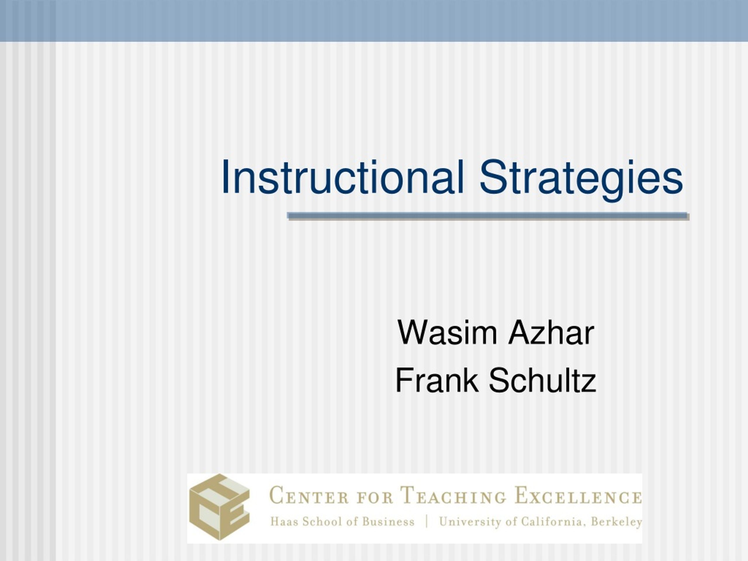 PPT - Effective Teaching Strategies: Maximizing Learning Outcomes ...