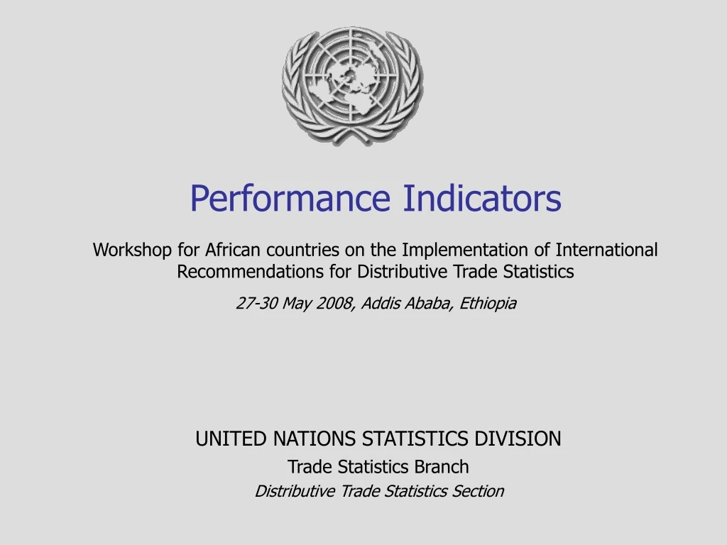 performance indicators workshop for african
