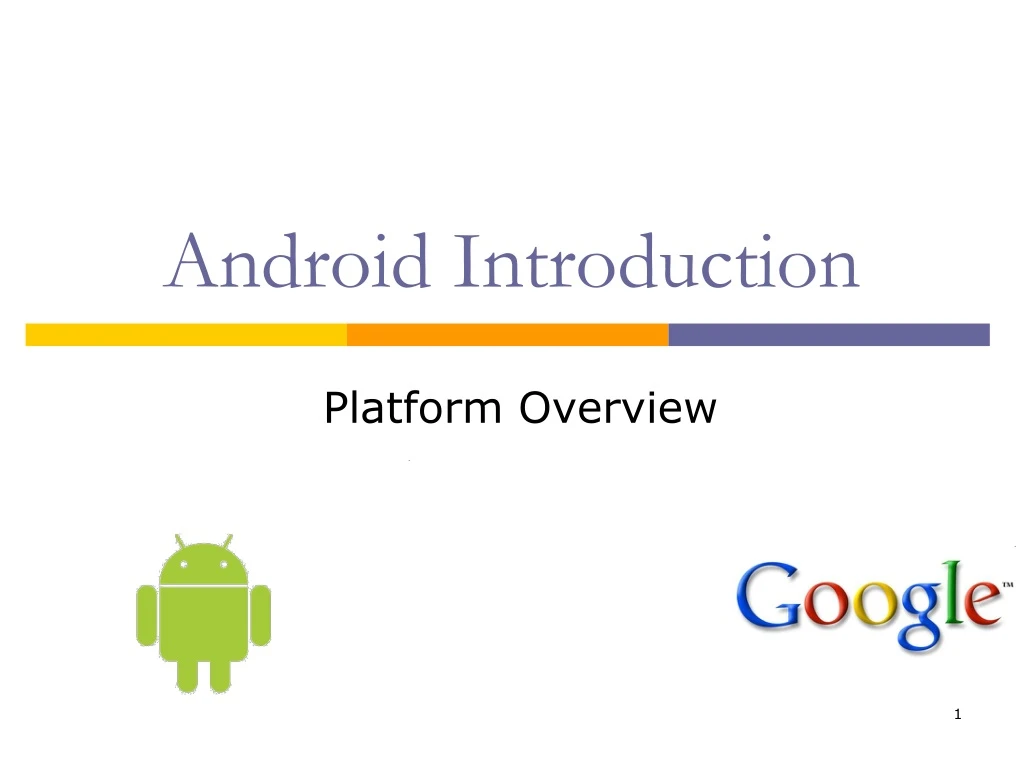 android introduction