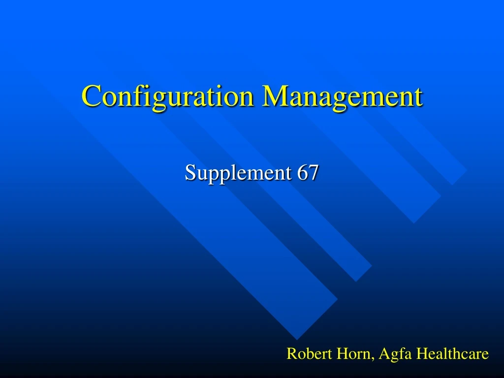 configuration management