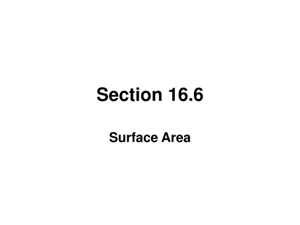 Section 16.6