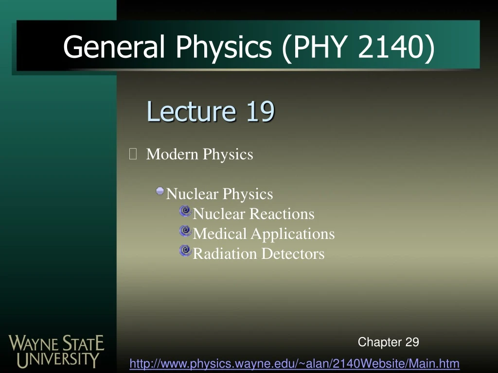 general physics phy 2140