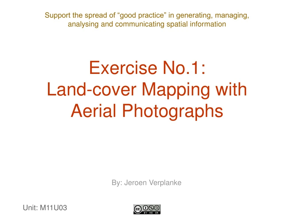exercise no 1 land cover mapping with aerial photographs