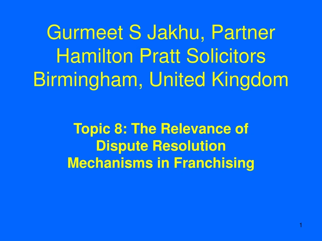 gurmeet s jakhu partner hamilton pratt solicitors birmingham united kingdom