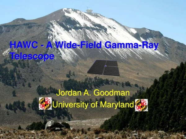 HAWC - A Wide-Field Gamma-Ray Telescope